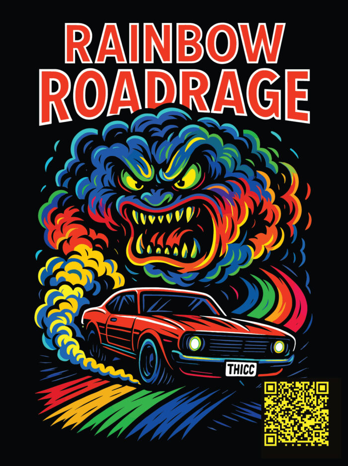 rainbow road rage